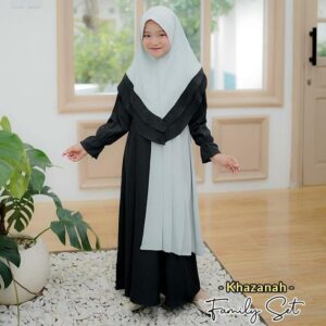 ZENITHA KHAZANAH FAMILY SET BLACK GIRL 11/12