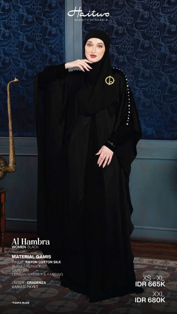 HAITWO AL HAMBRA WOMEN BLACK L