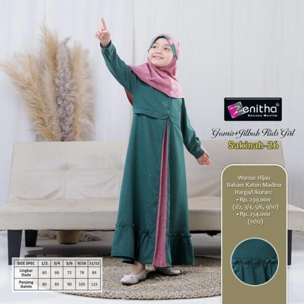 ZENITHA G.SAKINAH 26 HIJAU-PINK 5/6