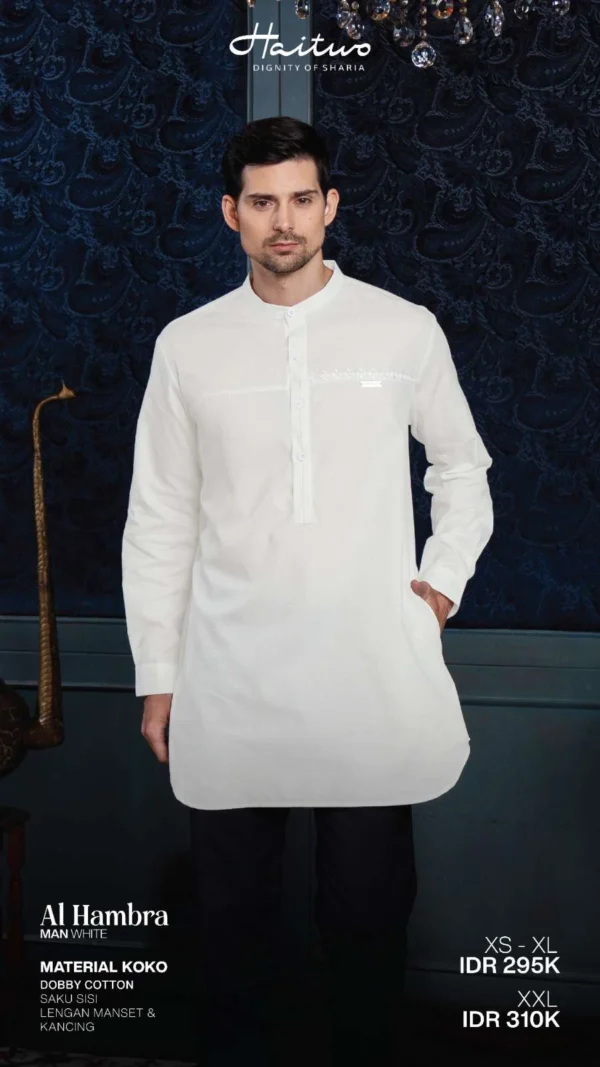 HAITWO AL HAMBRA MAN WHITE L