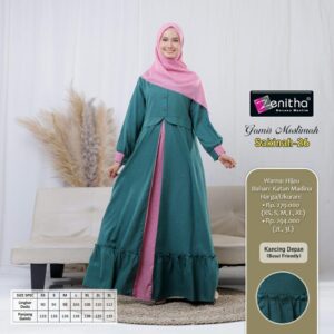 ZENITHA SAKINAH 26P HIJAU M