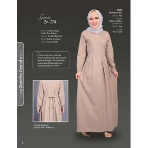 ZENITHA Zn 274 Coklat Tua - Small