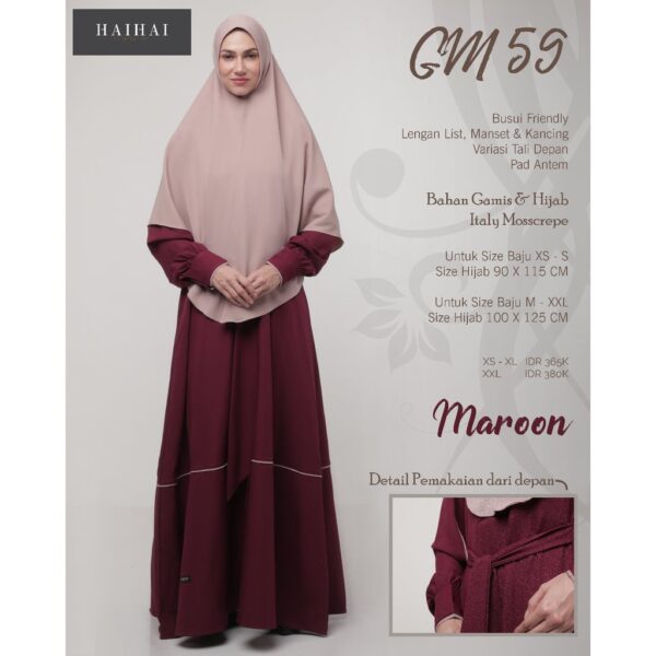HAITWO GM 059 MAROON - XS