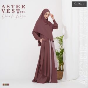 HAITWO ASTER VEST 004 DARK ROSE XS