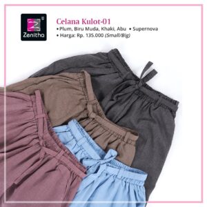 ZENITHA Kulot 01 Abu Tua - Small