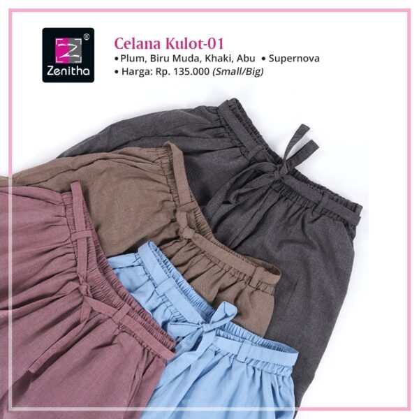 ZENITHA Kulot 01 Abu Tua - Small