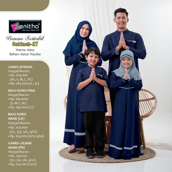 ZENITHA SAKINAH 27P NAVY M