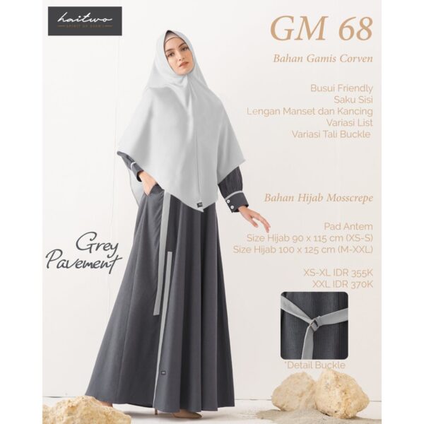 HAITWO GM 068 GREY PAVEMENT XXL