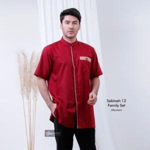 ZENITHA Sakinah 12 Pria Maroon M