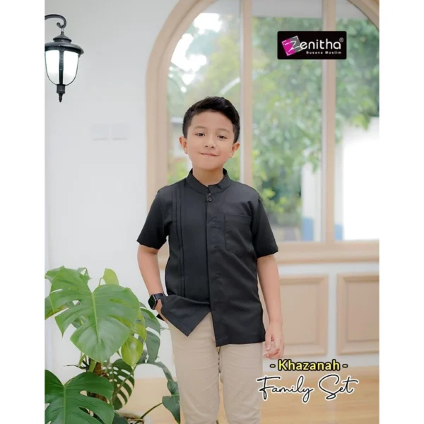 ZENITHA KHAZANAH FAMILY SET BLACK BOY 11/12