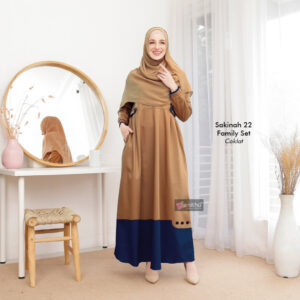 ZENITHA SAKINAH 22P COKLAT L