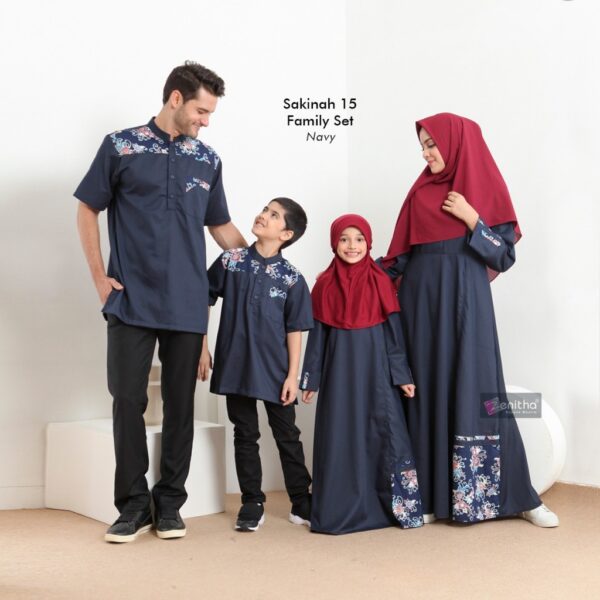 ZENITHA Sakinah 15 Pria Batik Navy M