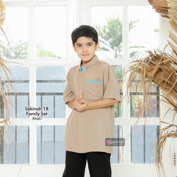 ZENITHA Sakinah 18 Kids Boy Khaki 5/6