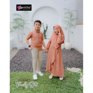 ZENITHA JENNA FAMILY SET CORAL GIRL 11/12