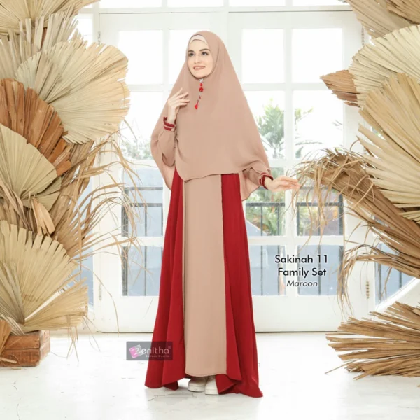 ZENITHA Sakinah 11 Maroon S