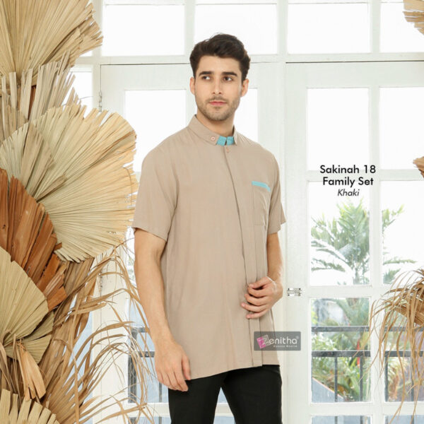 ZENITHA Sakinah 18 Pria Khaki M
