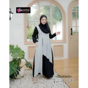 ZENITHA KHAZANAH FAMILY SET BLACK IBU M
